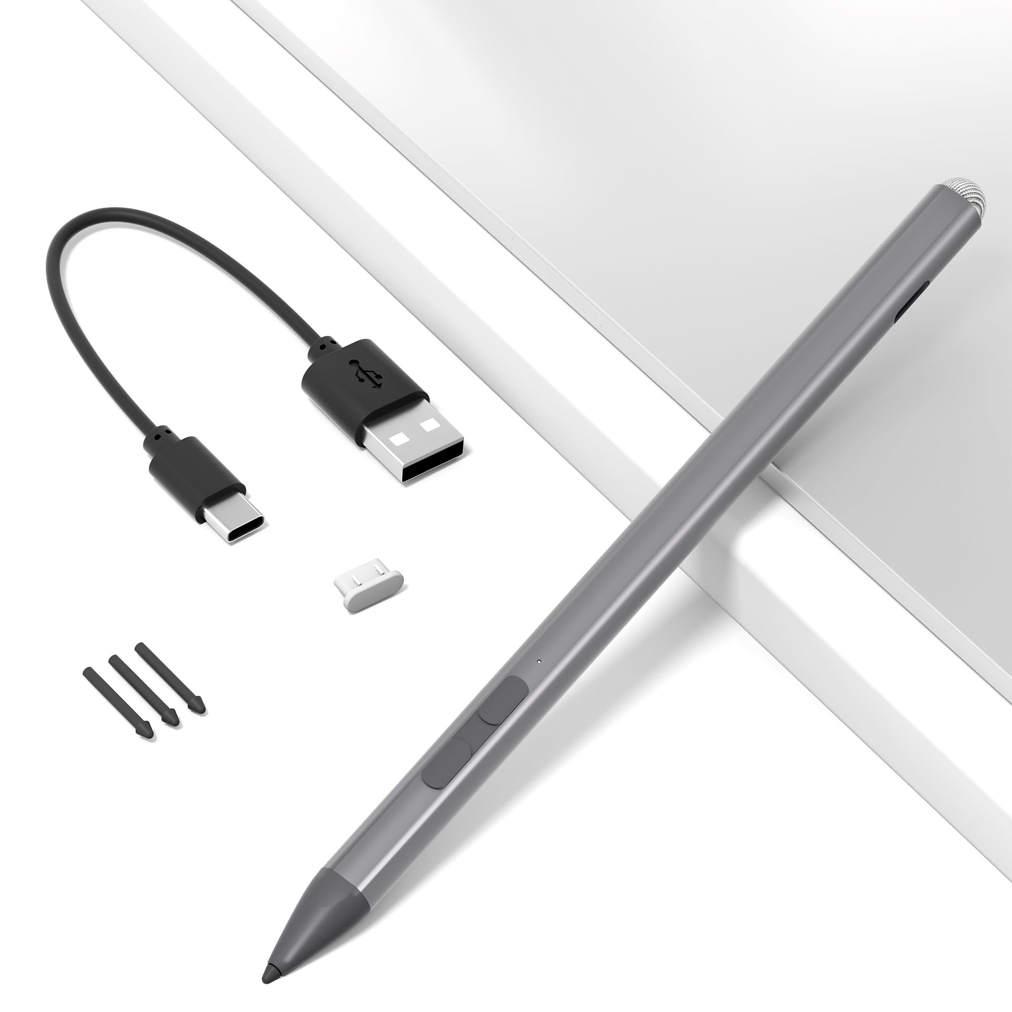 Microsoft Surface Pen グレー Microsoft Surface Pen for Surface Pro 12/11/9/10/8/X/7/6/5/4/3