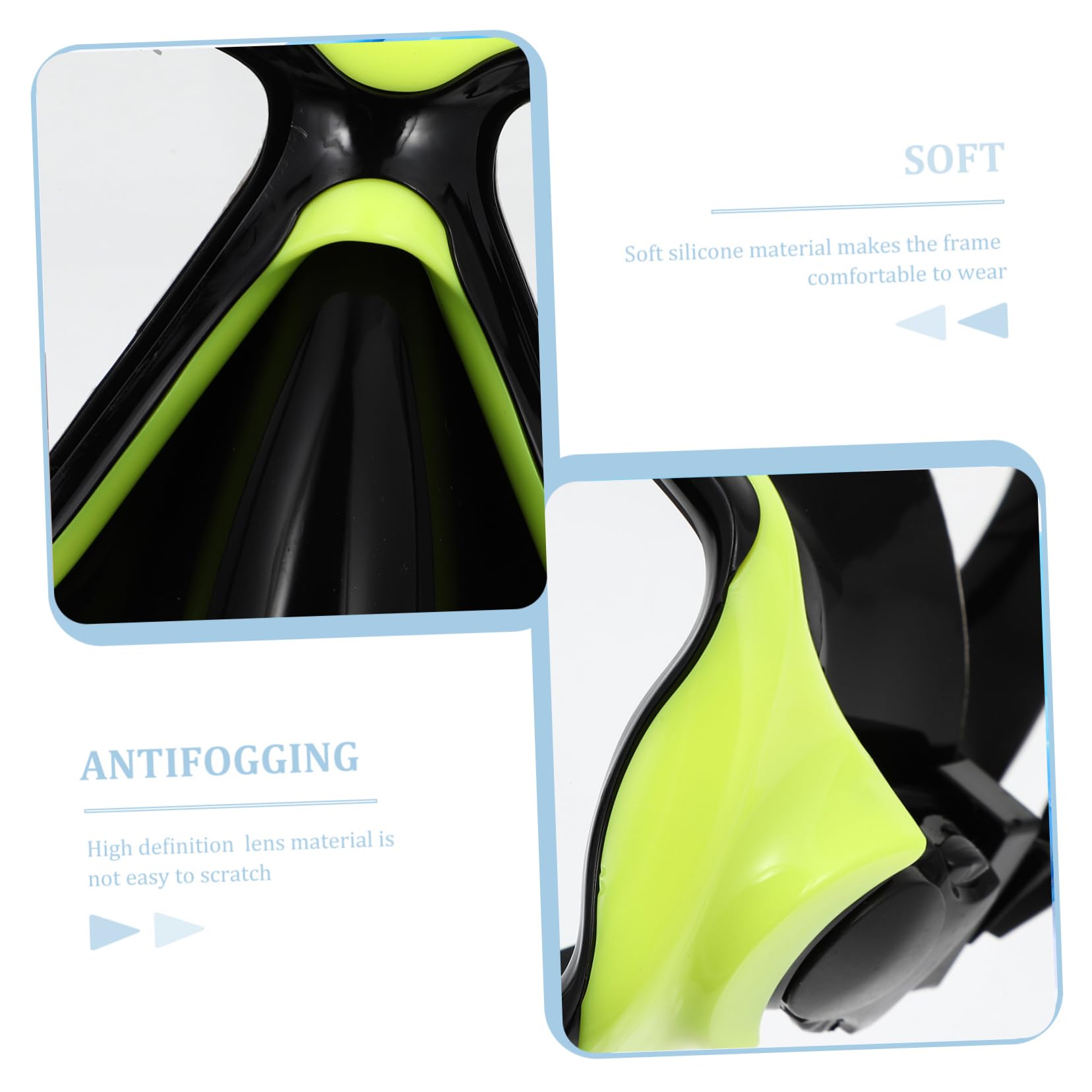 1juego De Snorkeling para Adultos Set De Buceo Completo Gafas Antiniebla y Tubo De Diseño Panorámico y Resistente La Presión del Agua Unisex para Submarina