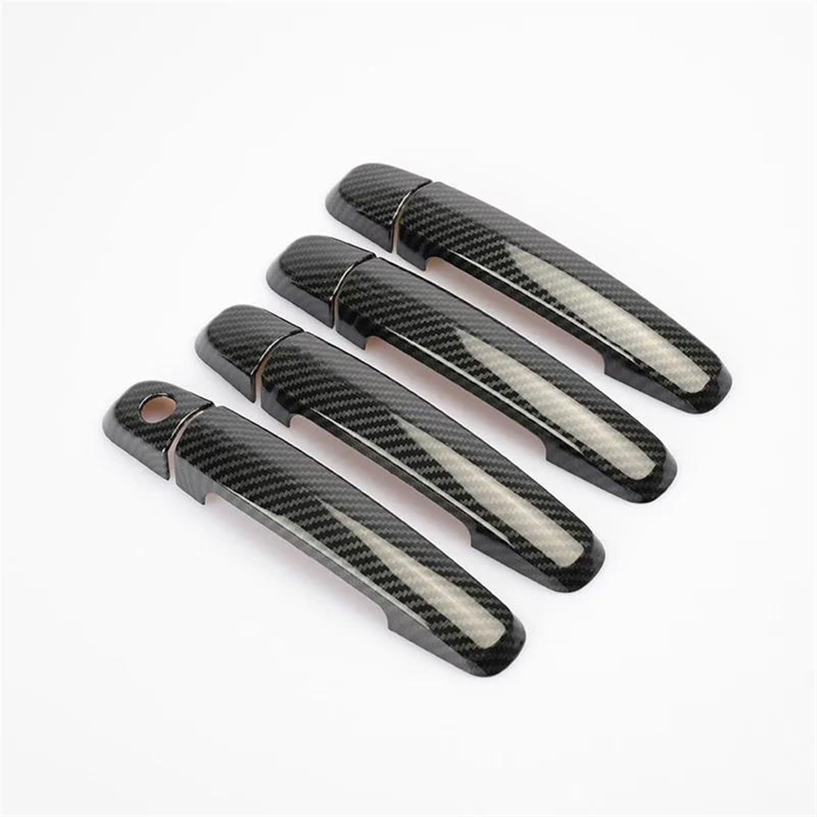 Kjhopy A Bs Carbon Fiber Car External Side Door Handle Bowl Catch Cover Protection Trim For Suzuki For Swift 2005-2017 Exterior Door Handle(A)