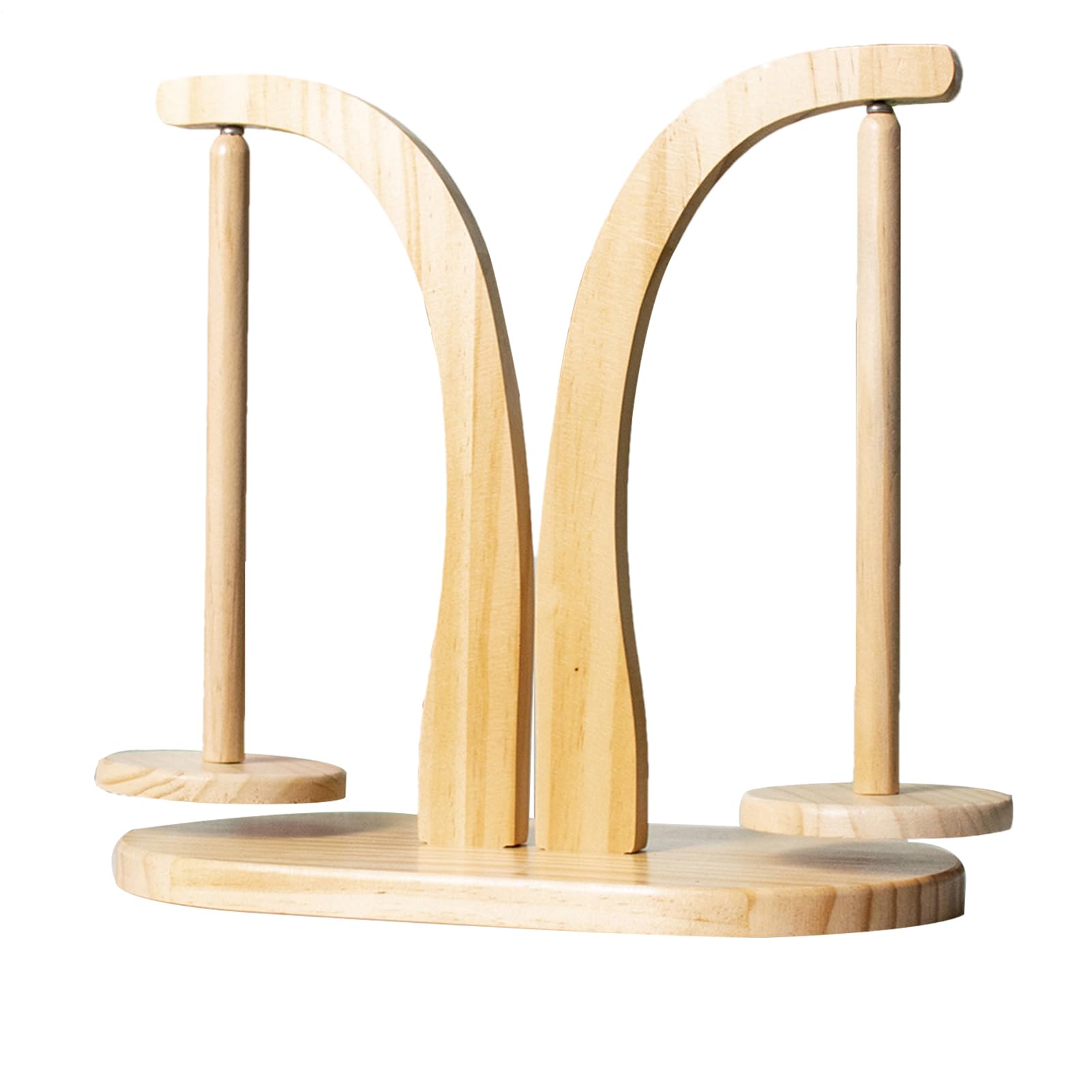 Porte-fils pour le tricot magnétique et rotatif en bois léger