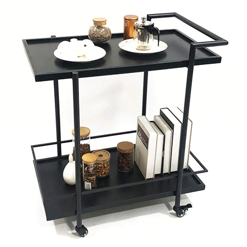Carrello da bar versatile – Carrello da portata per vino, per bevande, tè e caffè, portatile, per hotel, elegante cucina a isola e bevande nizer.