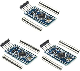 HiLetgo 3pcs Pro Mini Atmega328P 5V/16MHz Development Board Compatible with Arduino pro Mini