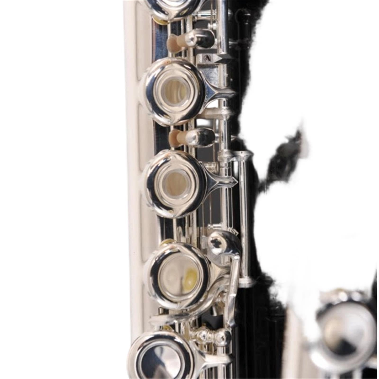 Flute Instruments 16-otworowy niklowany flet z zamkniętym otworem