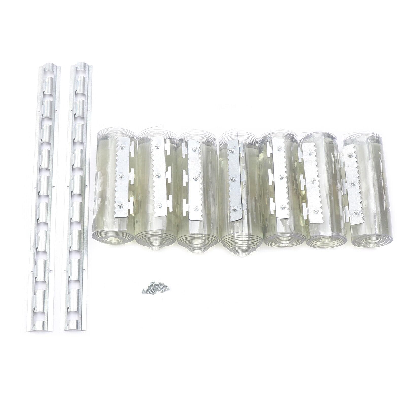 Rideau PVC Rideaux Plastique ExtéRieur Panneau PVC Exterieur Store Vertical Pour Entrepôts, Garages, Supermarchés, Abris Pour Animaux, Congélateurs Et Chambres Froides(0.9x2.75m/2.95x9.02ft)