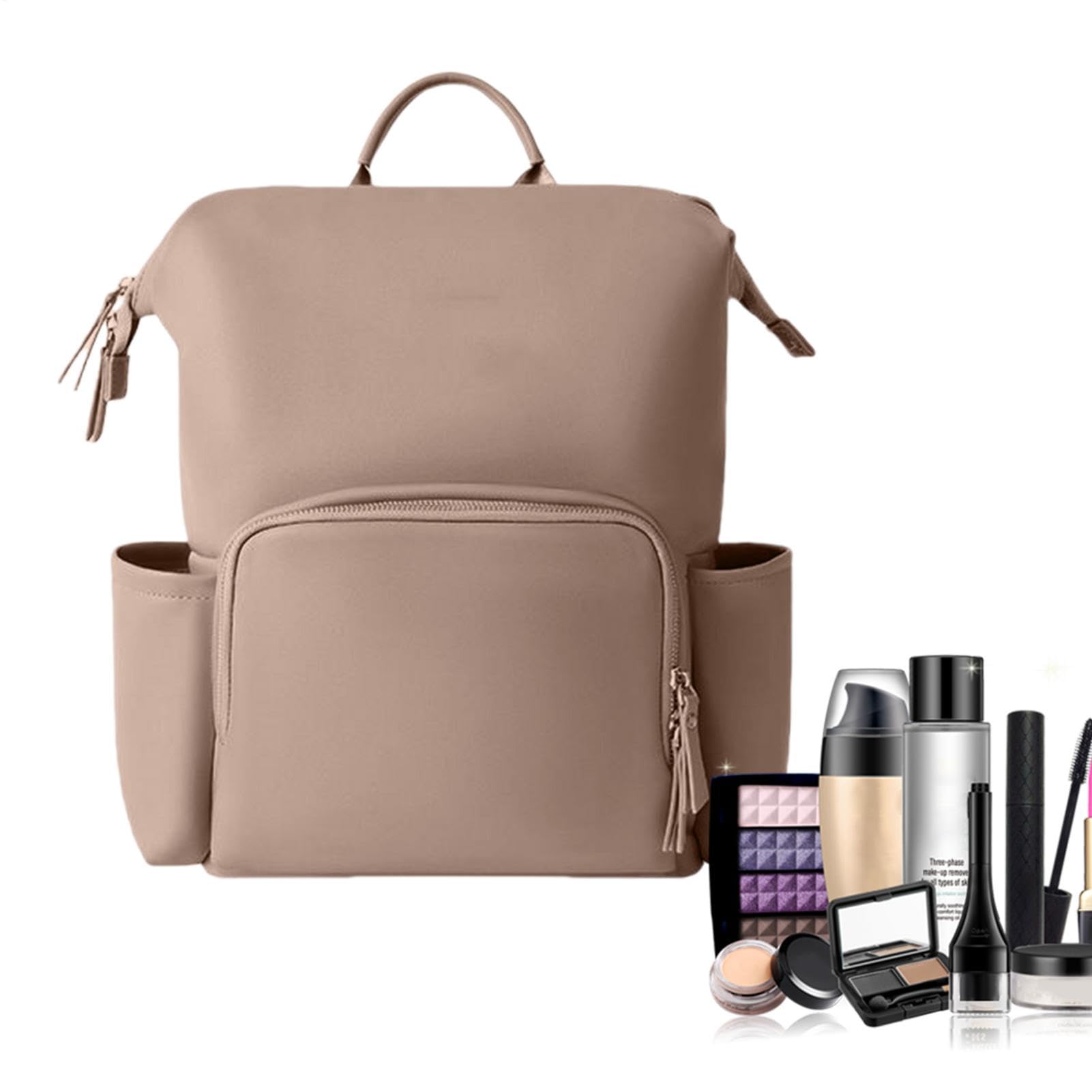 Leder-Rucksack, Leder-Rucksack für Frauen Babybag mit großer Kapazität | Wasserbeständiges PU Leder Rucksack große Kapazität Taschen für die Fahrt im Freien