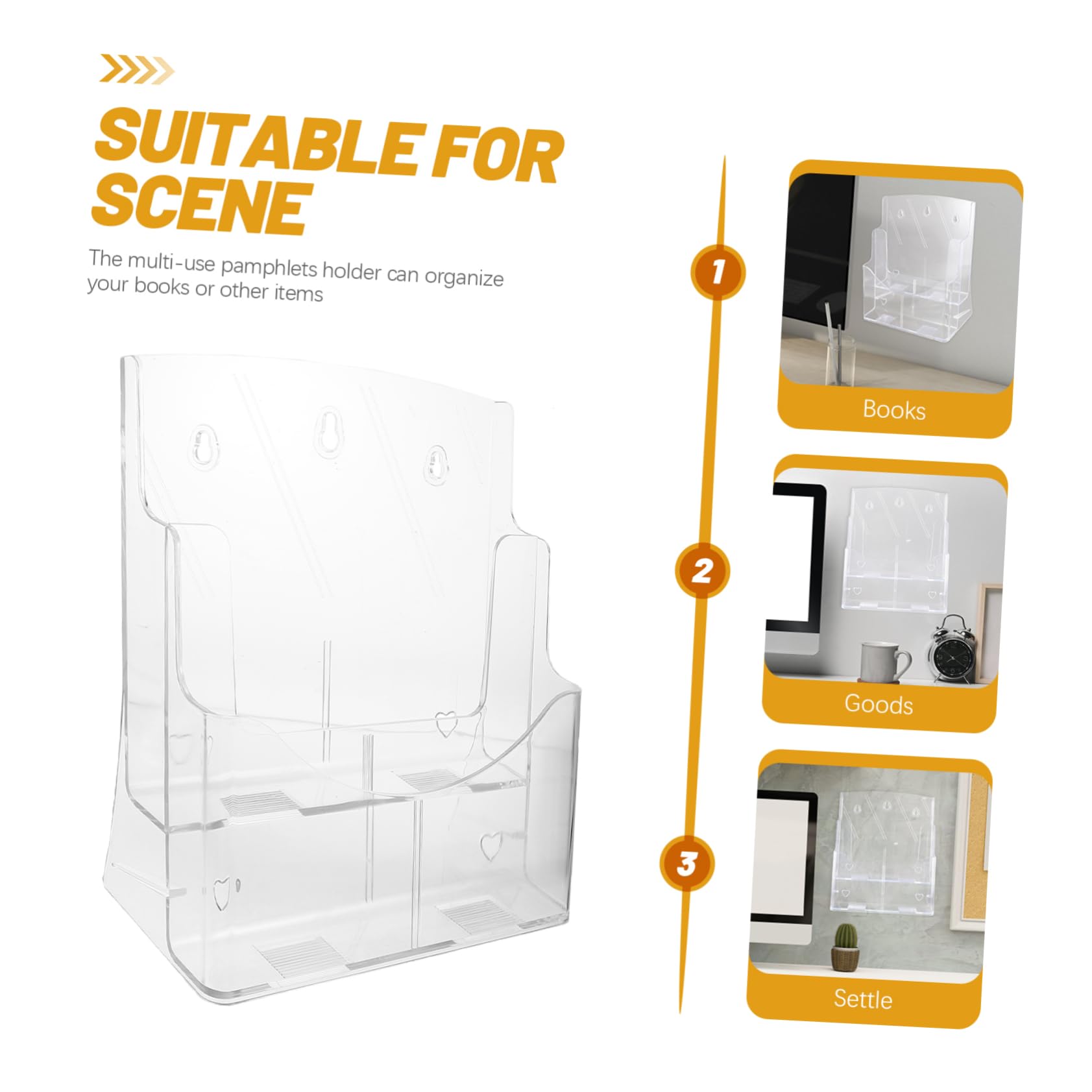 POPETPOP Lot De 2 Pochettes Transparentes Pour Photos Avec