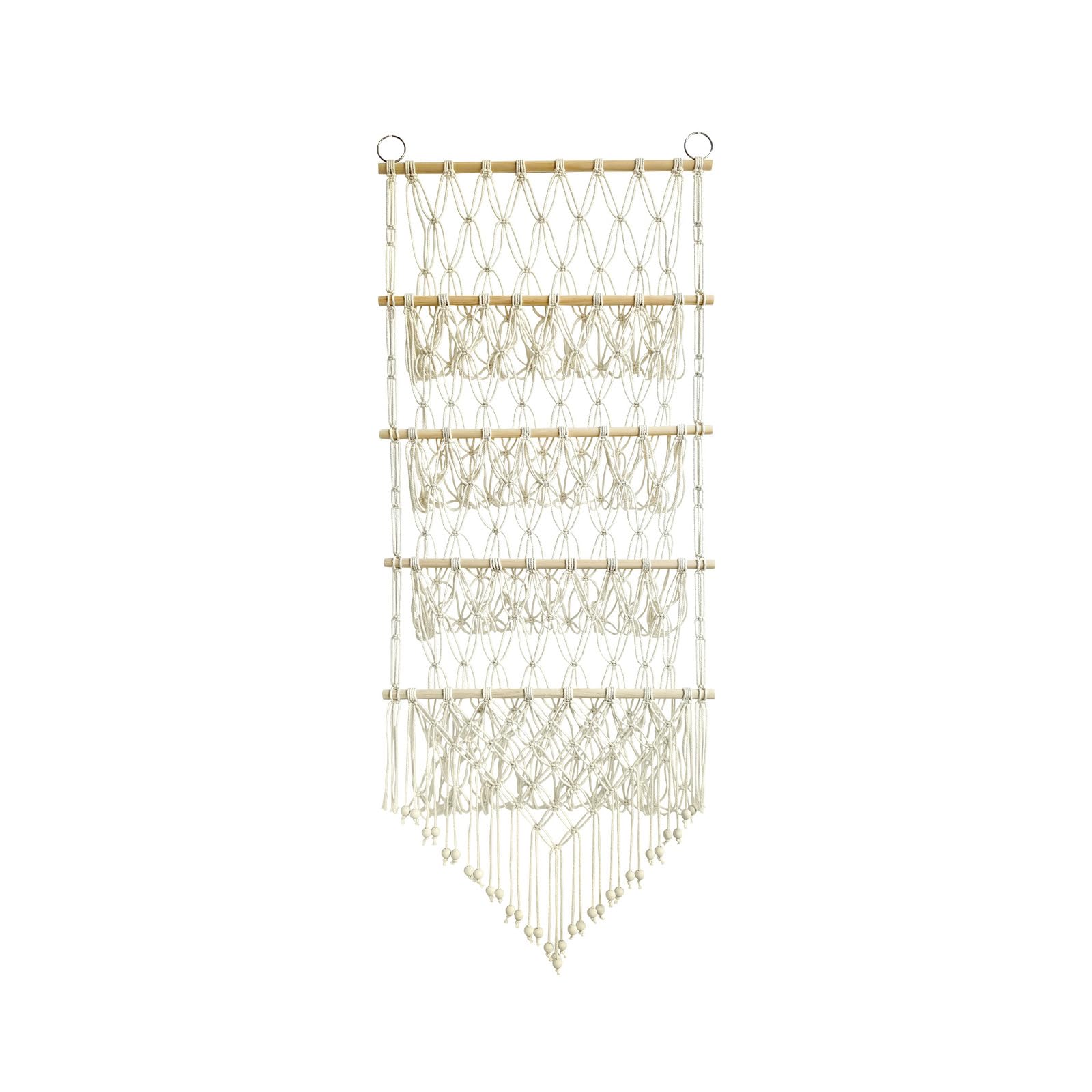 Kalttoy A Meshes Hammock For Stuffed Toy Hanging Organizers Plush Toy Storage With 4 Layer Fringe Designs Storage Holder Hanging Hammock