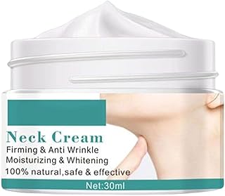 Creme Refirmante do Pescoço | Hidratante Facial Envelhecimento Natural Queixo Duplo, Creme Linha Pescoço Dia Noite - queixo duplo, Crepe reparador pele, Creme Aferzov