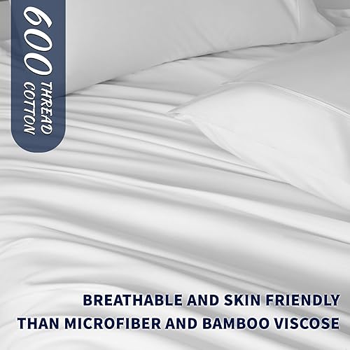 Miniatura 6 de Juego de sábana para cama Shilucheng de microfibra y 1800hilos egipcios. Sábanas super suaves con bolsillos profundos de 16 pulgadas,