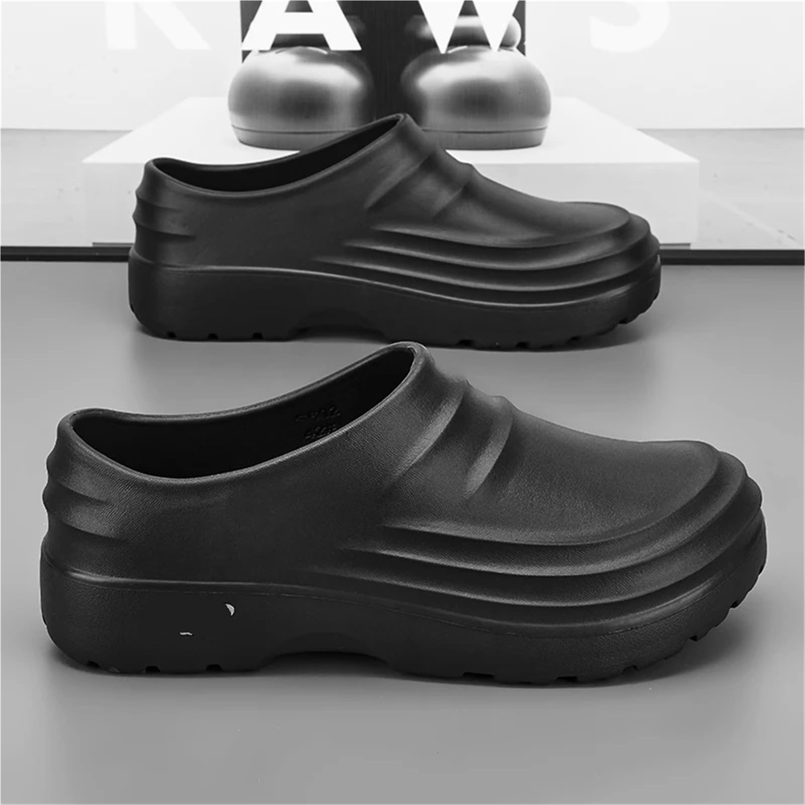 Scarpe Cucina Antinfortunistiche Scarpe da Cuoco Lavoro Antiscivolo Pantofole comode Casual alla Moda Sportive One Step