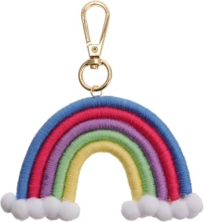 VALICLUD Chaveiro Anel Chave Pingente de Chave Pendurado íris Adorno Estilo Chave Saco Cadeia Pingente Bolsas