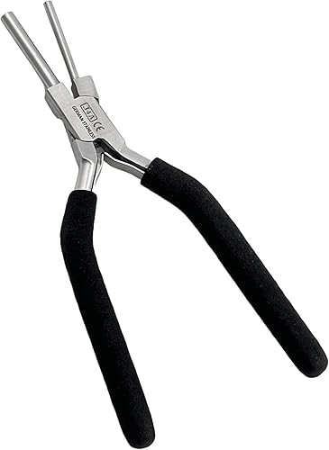 Alicates alemanes resistentes para fabricar fianzas, alicates formadores de bucle de alambre 6 en 1, alicates de gran tamaño de 13,16 y 0.787 in,