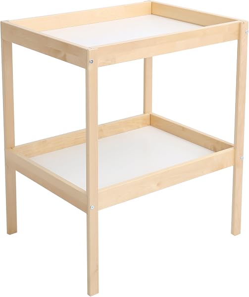 Kingwudo Solid Wood Birch Baby Changing Table