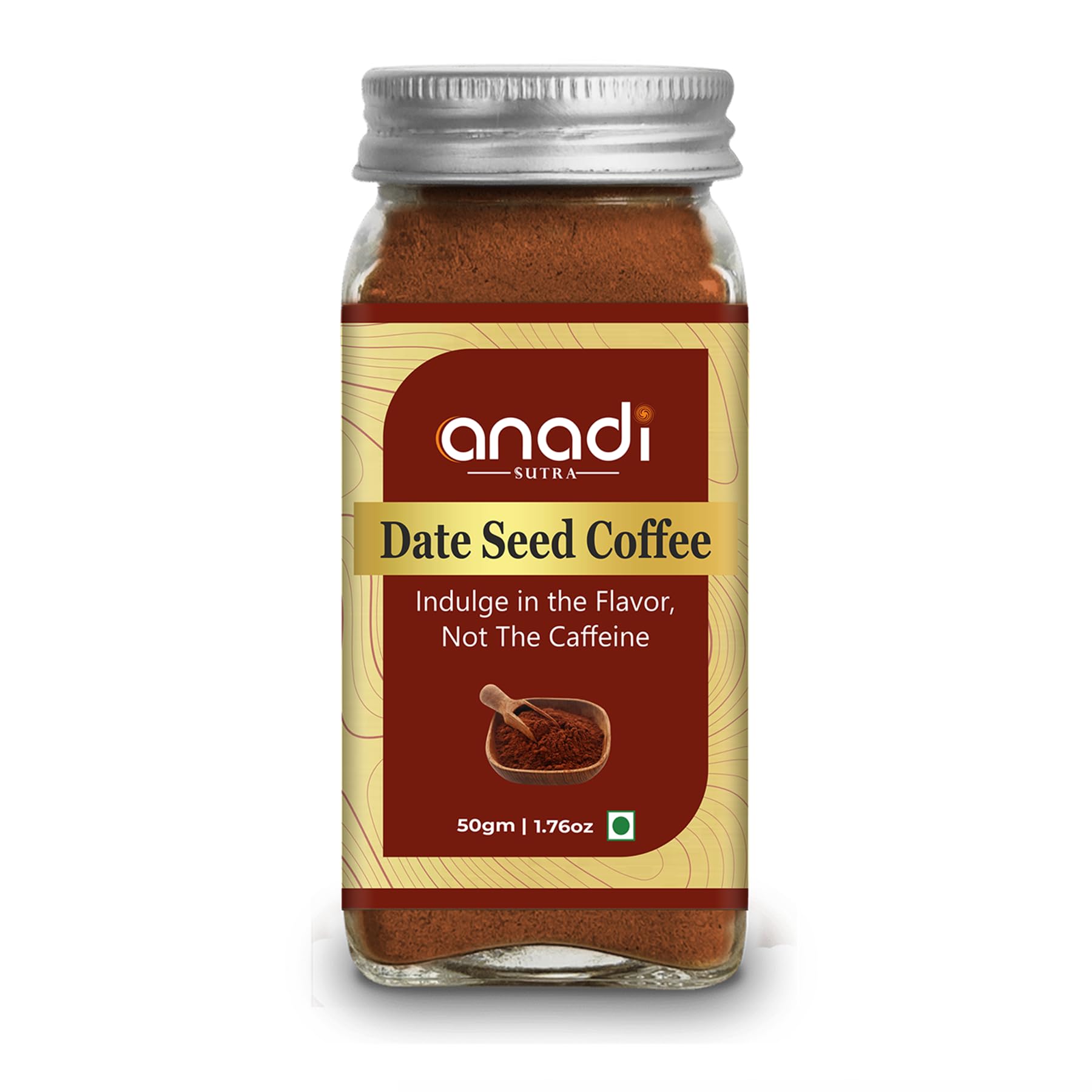 Anadi Sutra Dates Seed Coffee 50g | Caffeine-Free Coffee Substitute with Chicory & Dates Powder | Rich Roasted Flavor | Healthy Daily Drink | No Additives-picture-15