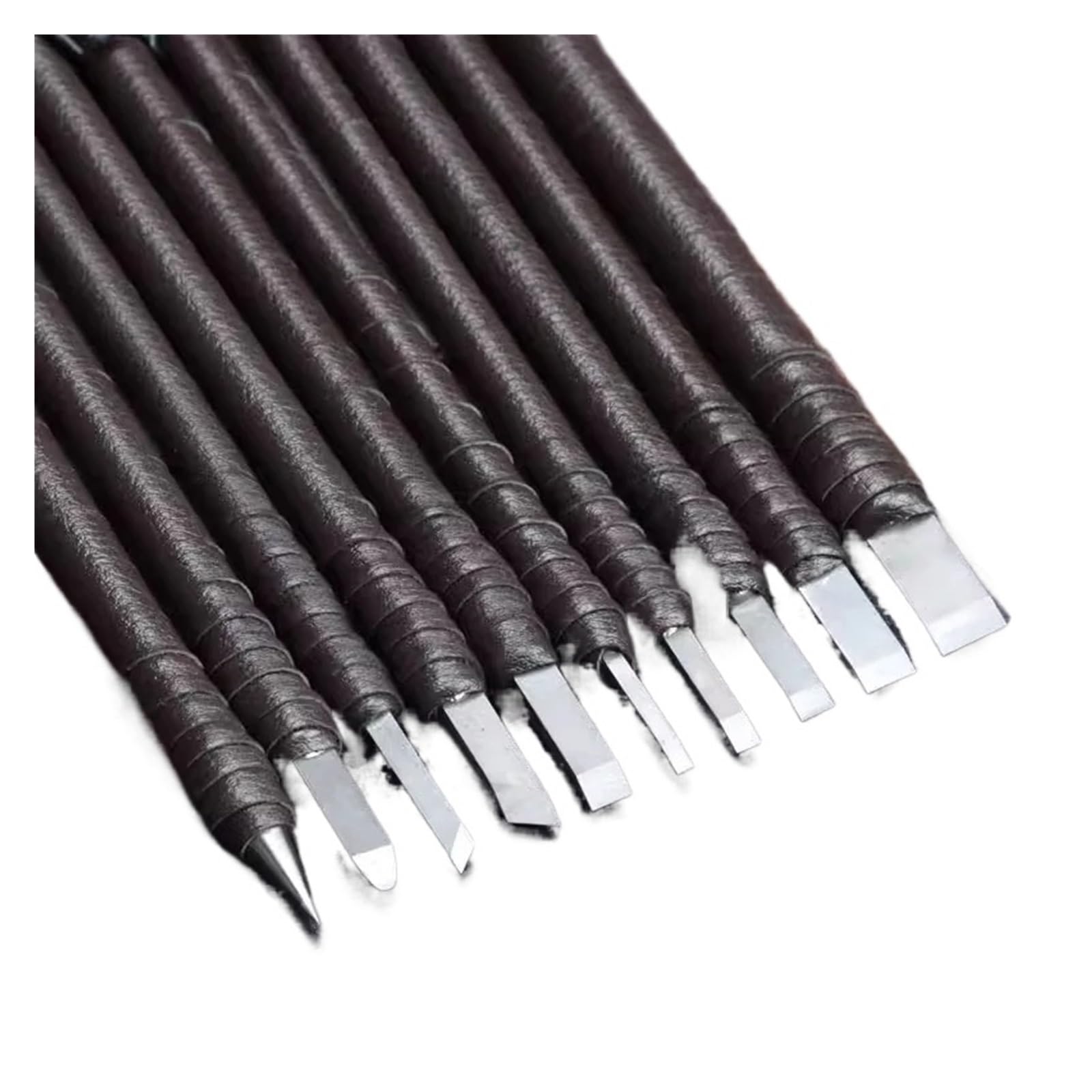 8/10 Sztuk Zestaw Do Rękodzieła DIY Ze Stali Wolframowej Narzędzia Ręczne Rzeźbienia W Kamieniu Dłuto Narzędzie Obróbki Drewna(10PCS set)