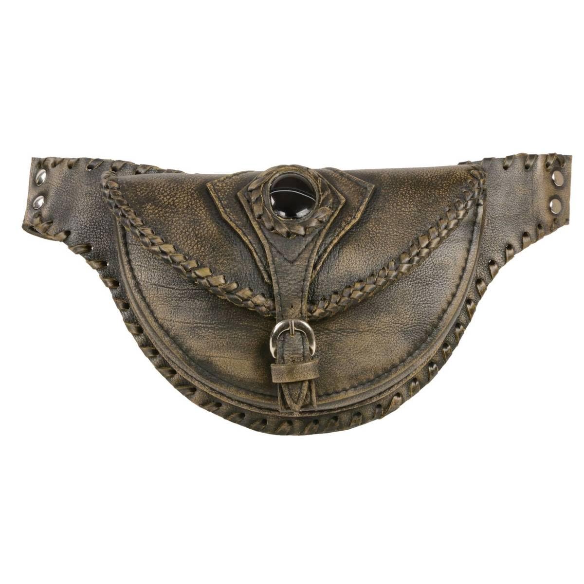 MP8835-BKBGE-PCS Black/Beige Women's Belt Bag with Gun Holster-image-48