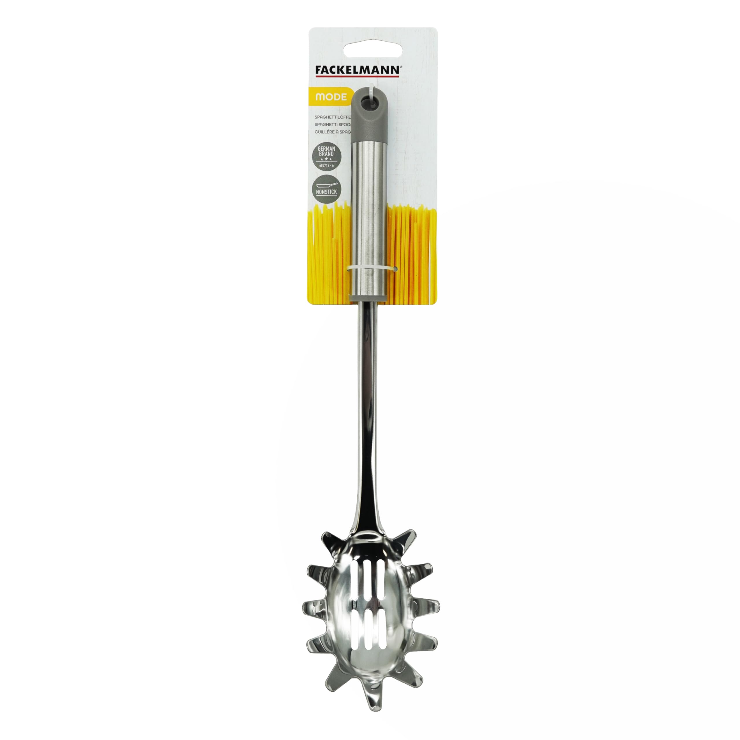 Fackelmann MODE Spaghetti Spoon, Stainless Steel Function Head & Handle, Kitchen Server - Image 2