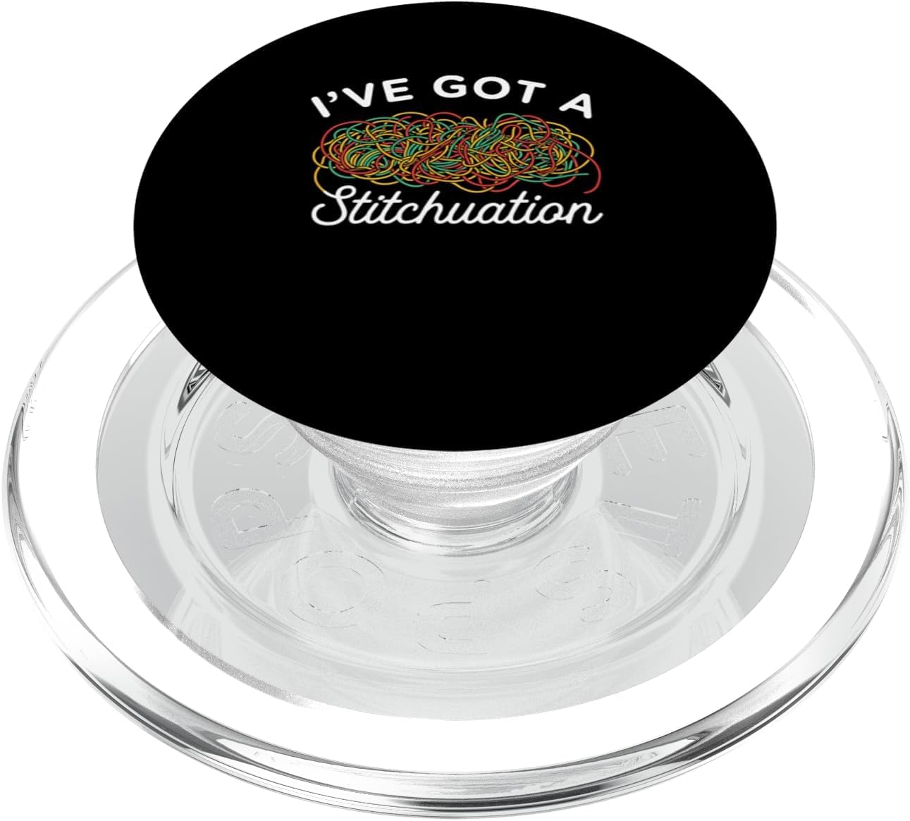 I Got A Stitchuation Funny Needlepoint Lover Hobby Crafting PopSockets PopGrip for MagSafe
