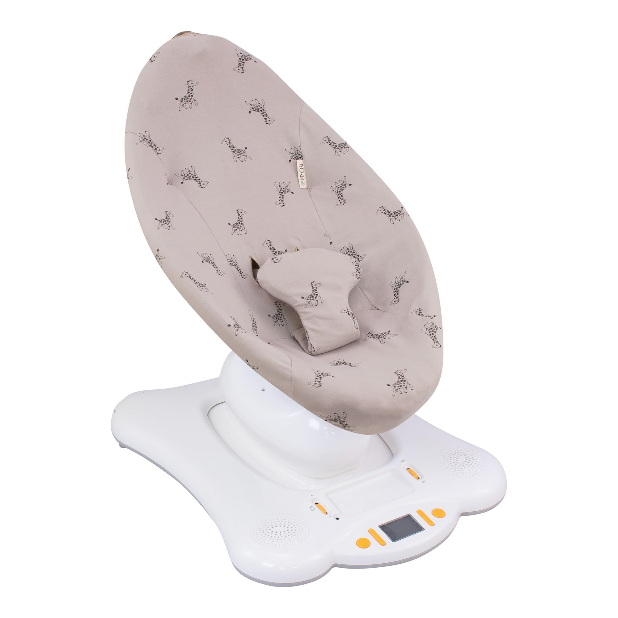 JYOKO Kids Funda de Algodón para Hamaca Compatible con Mamaroo 4moms, Mamaroo Rockaroo (Giraffe)