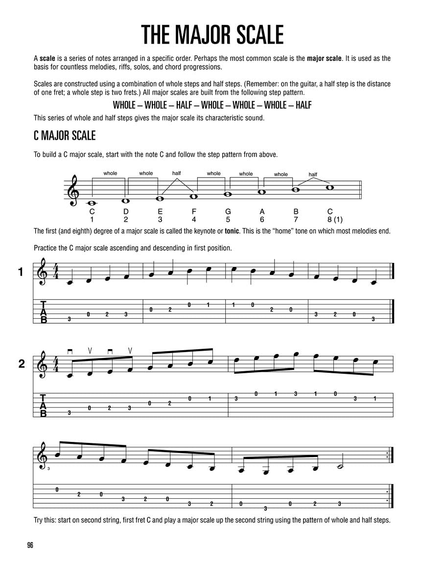 Guitar Method: Complete Edition Book's 1,2 and 3 - 2nd Edition | Akustik- und E-Gitarre lernen | Notenbuch mit Akkorde, Tonleitern, Technik | Hal ... 3 Bound Together in One Easy-to-use Volume!