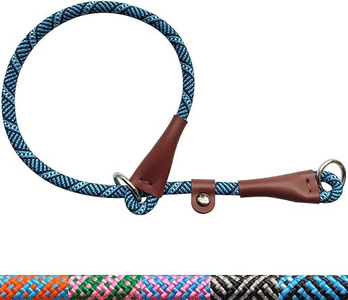 Miniatura 1 de YUCFOREN Collar para perro, collar redondo de entrenamiento de nailon sin tirones, con tapón deslizante, 13 x 20 pulgadas, 12 x 24 pulgadas