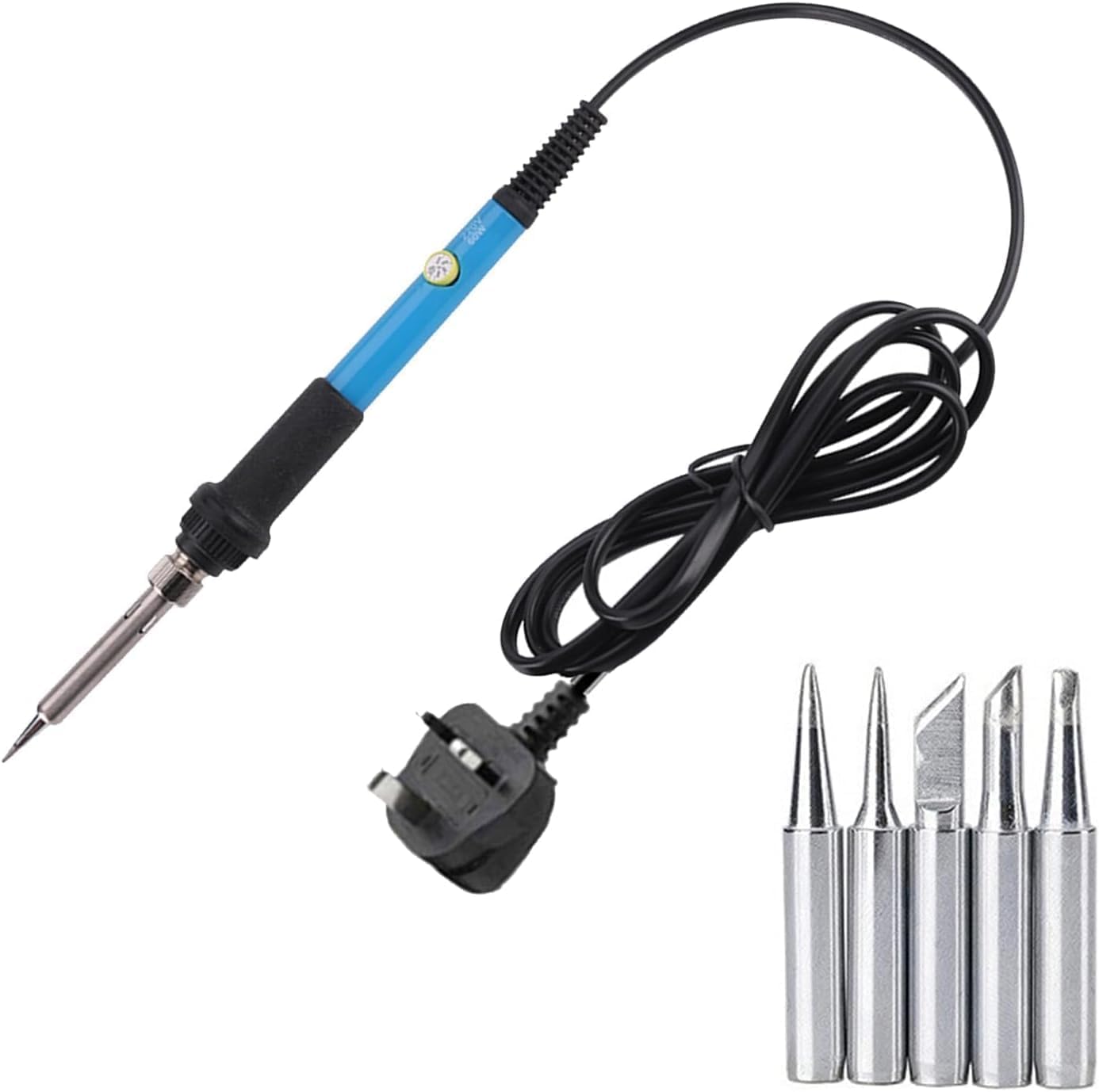 Soldering Iron Kit Electric 60W Adjustable Temperature200℃ - 400 ℃ Soldering Gun Welding Tools for Electronics Repair and DIY Projects
