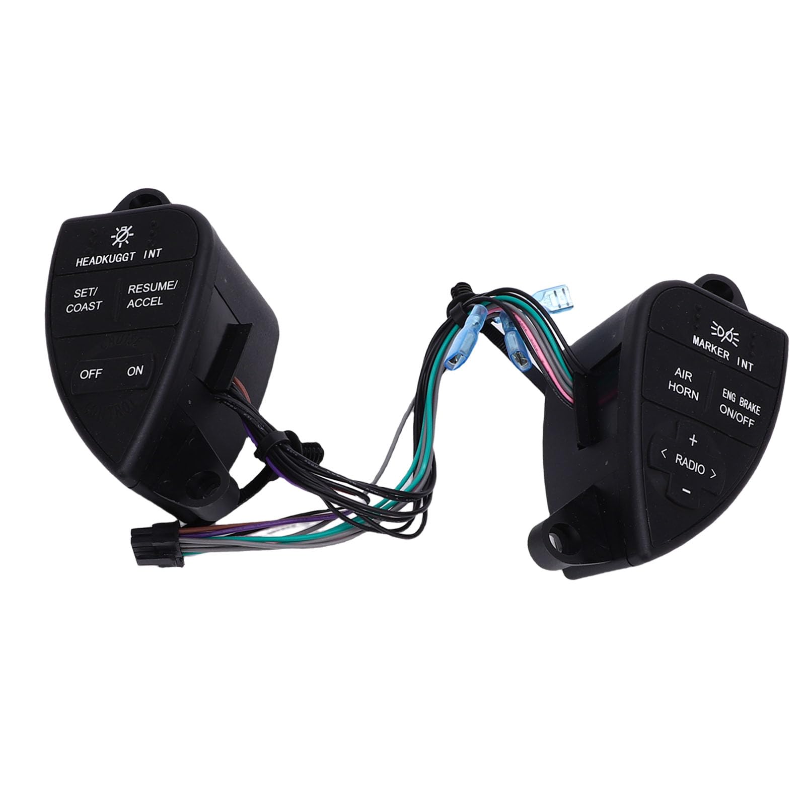 Aramox Interruptor de Control del Volante ABS Interruptor de Crucero de Repuesto 9015101 2611199C91 para International ProStar 2007 2016 Ajuste Directo para Conductores de Camiones