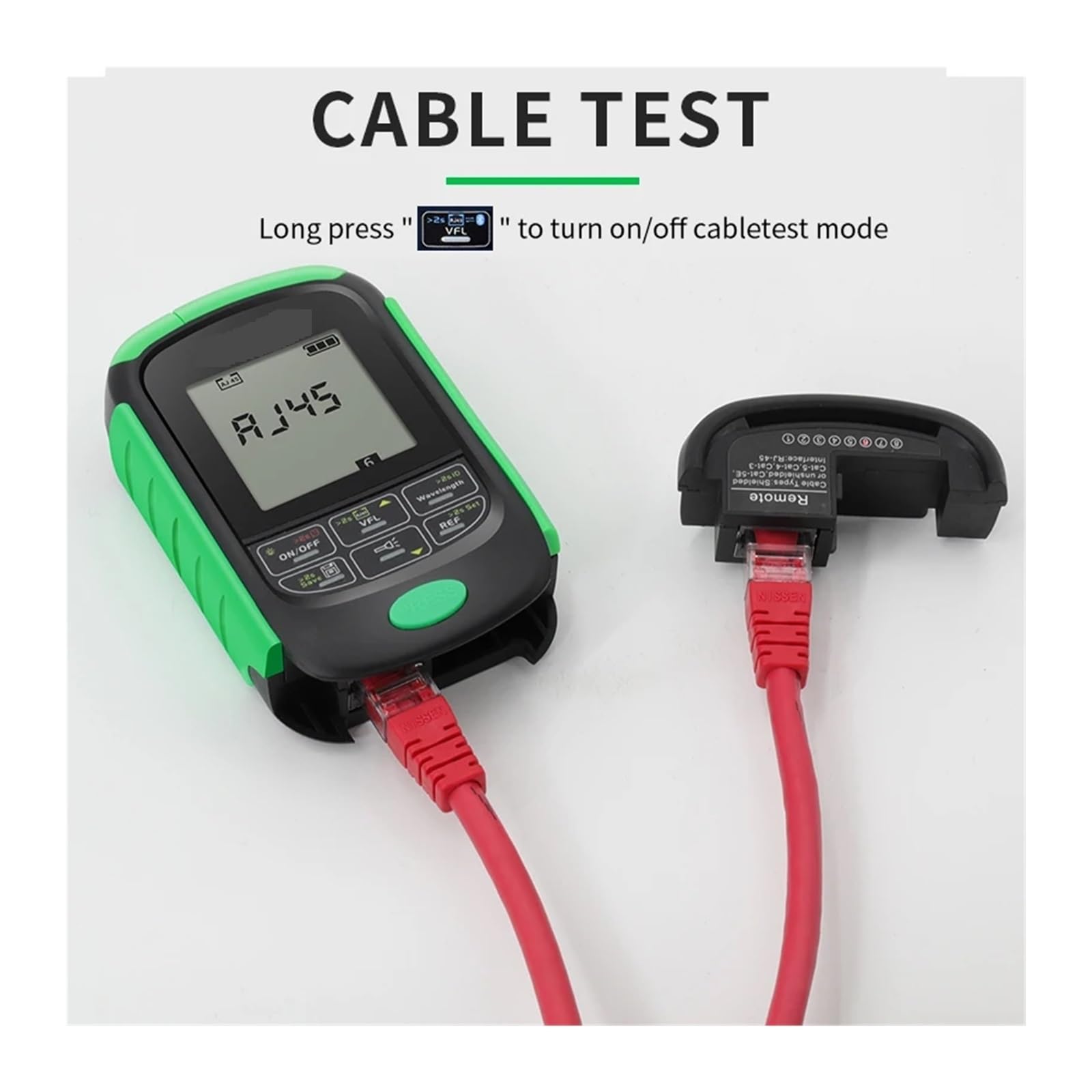 Tester kabli sieciowych, Wielofunkcyjny Miernik Mocy Optycznej Mini 4 W 1 Test Kabli Sieciowych Tester Światłowodów Wizualny Lokalizator Uszkodzeń 5 Km 15 30 Led(NT-1mw 5KM)