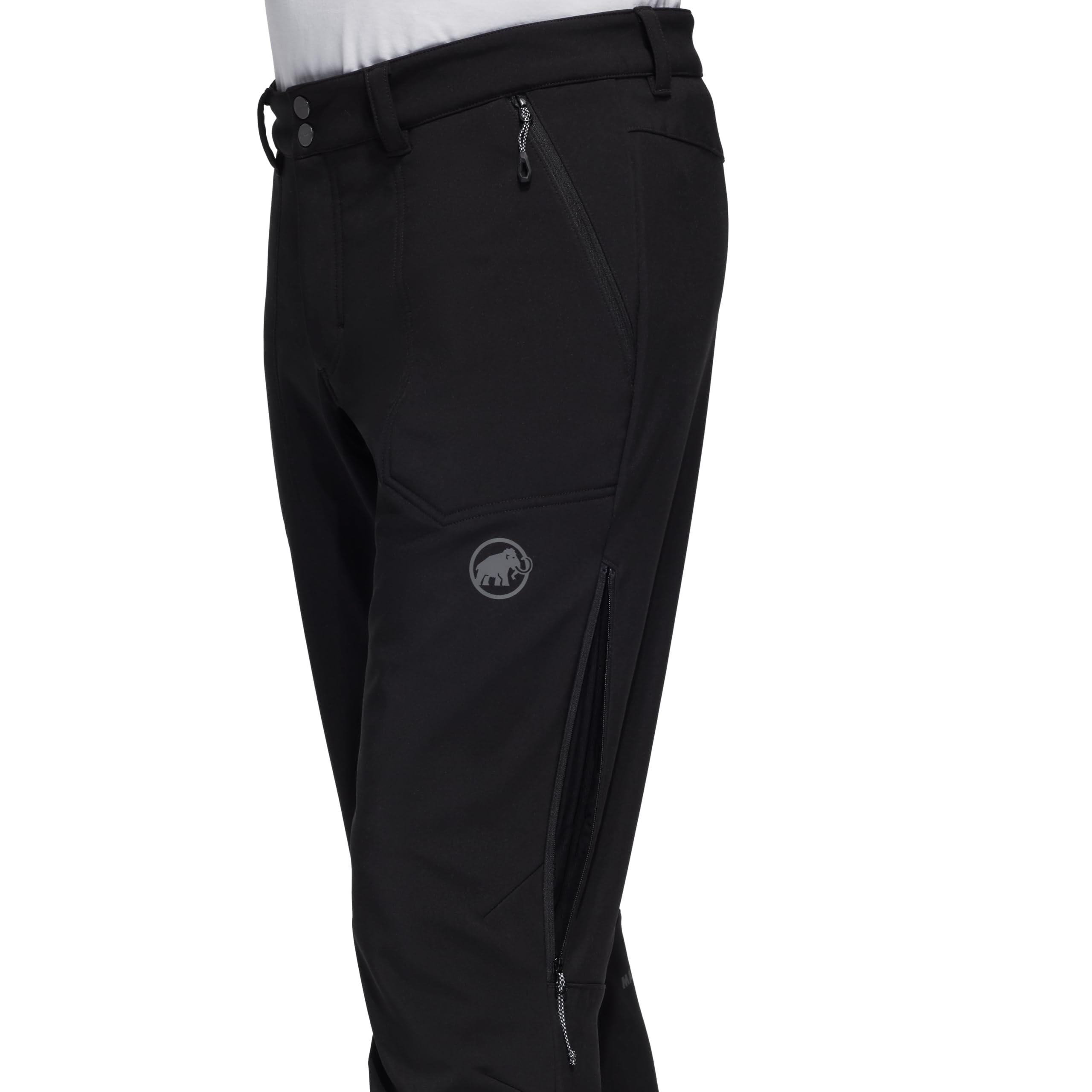 Mammut Runbold Winter SO Herren Wanderhose Trekkinghose Softshellhose schwarz schwarz