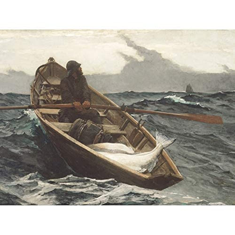 Winslow Homer The Fog Warning Unframed Wall Art Print Poster Home Decor Premium