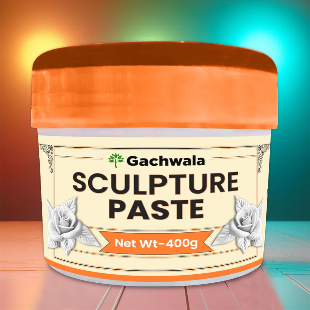 Gachwala Modeling Clay Paste - White (400 gm) | for Art and Craft | Non-Toxic | Versatile & Easy to Use | Artist Grade | Ideal for Sculpting & Crafting | Professional Sculptor Clay Material-image-14