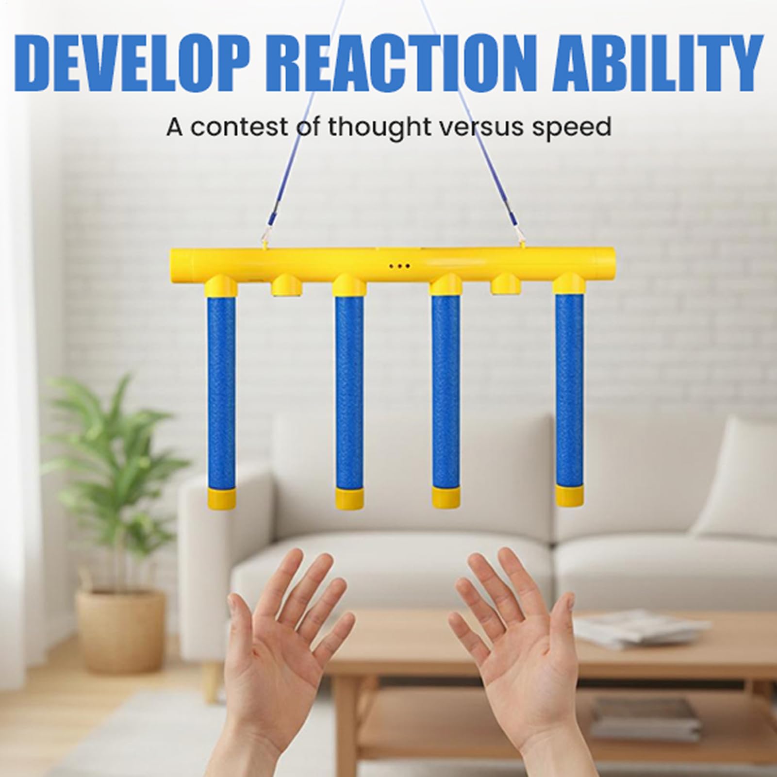Jeu De Bâtons À Lâcher Réflexe,Activités Interactives d'Entraînement Sensoriel - Défi Pour Jeu De Réflexes Bâtons Tombants | Pour La Les Athlètes Les Les Adultes La Maison L'Extérieur L'Exerci