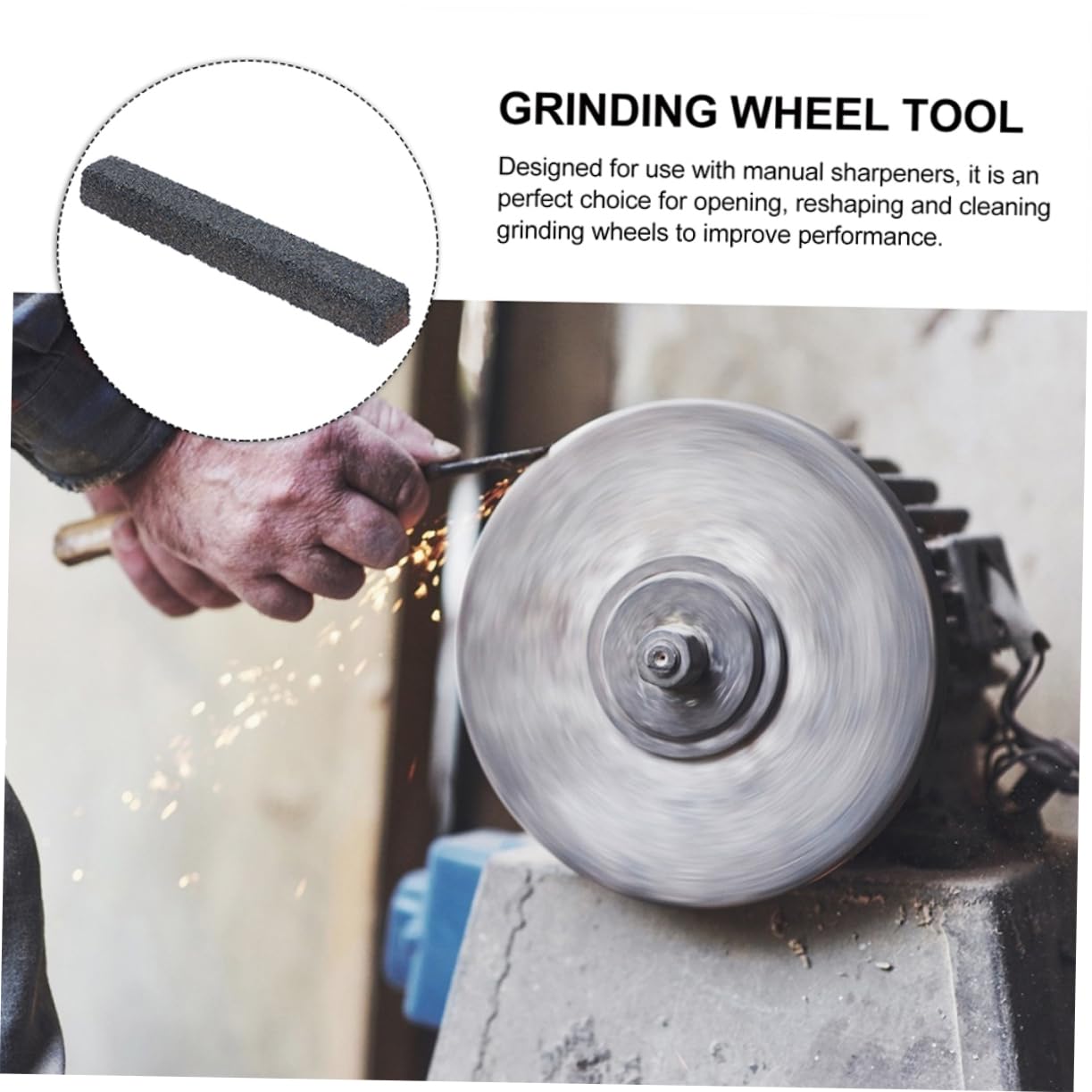 MUSISALY Grinding Wheel Dressing Strip 2pcs Dressing Tool Stick for Silicon Carbide