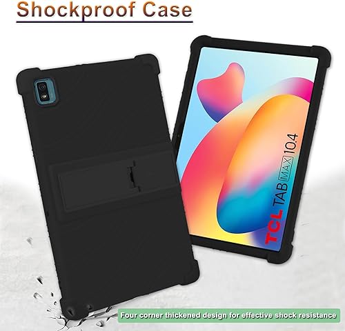 Miniatura 4 de ATOOZ TCL Tab Pro 5G Case Kids 2023, TCL TABMAX 10.4 Funda de silicona suave para TCL Tab Pro 5G Tablet TCL-9198STCL TAB MAX 10.4 9296Q con soporte