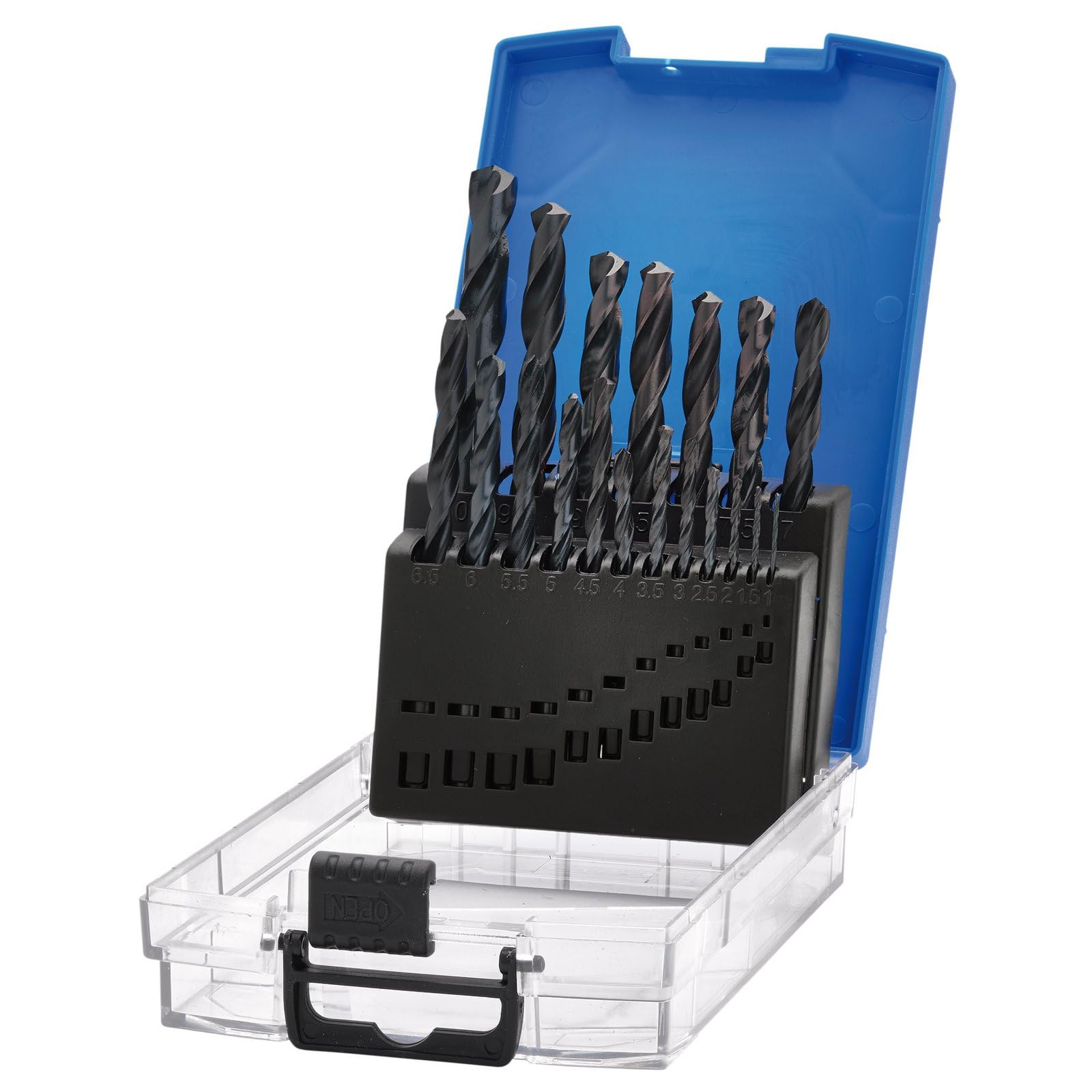 Draper Black Hss Drill Bit Set (19 Piece) - 08850