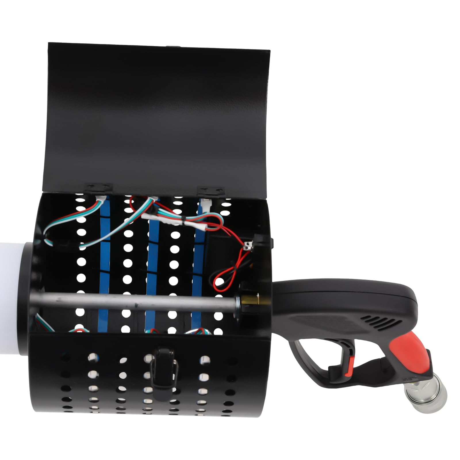 CO2 Party Gun DJ Cannone Pistola con trachea da 3 m LED Jet Machine per feste club palcoscenico