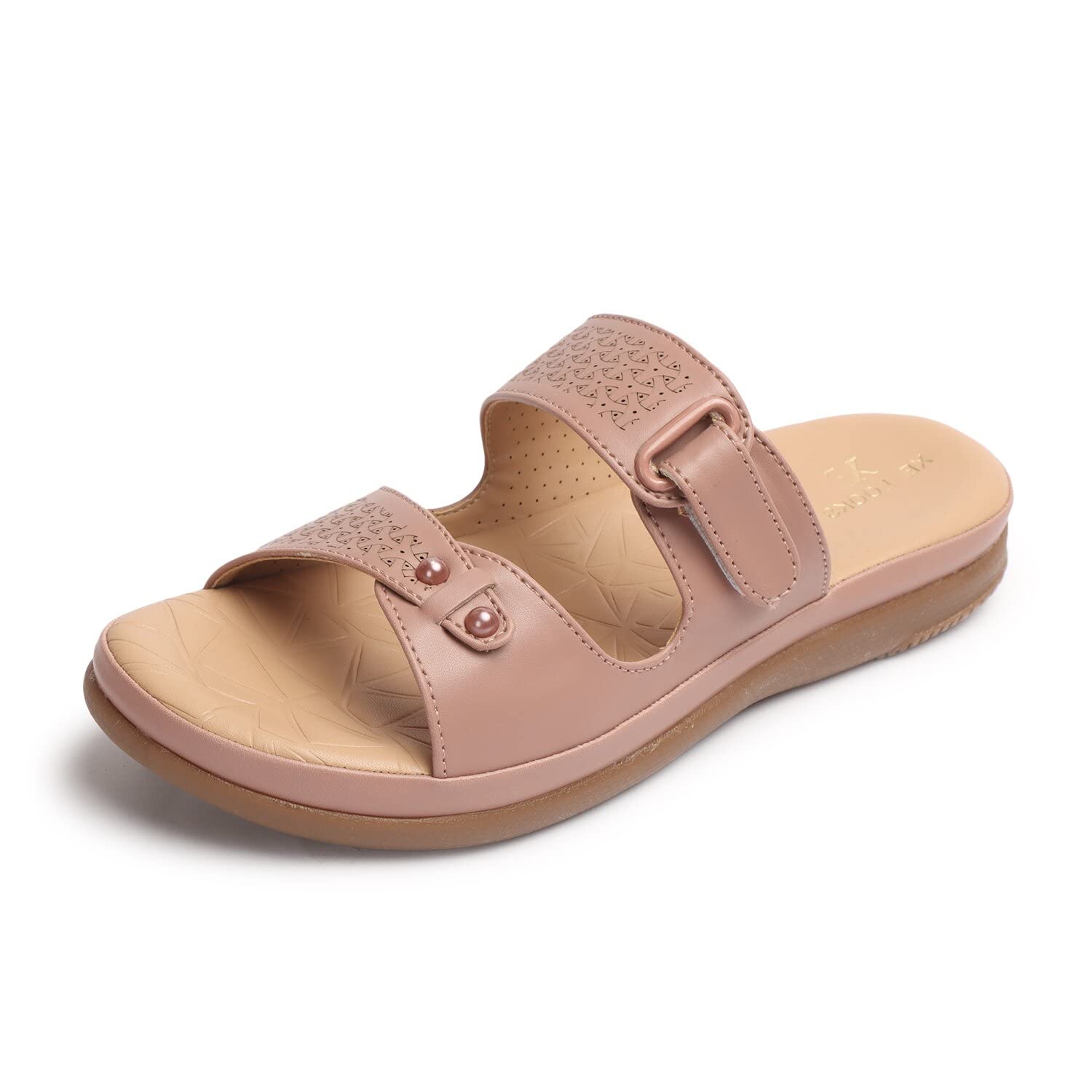 XE Looks Beautiful Peach Slipon Slippers, Sandals For Women, 9 UK (B0C3XWCSKJ) Amazon Price History, Amazon Price Tracker