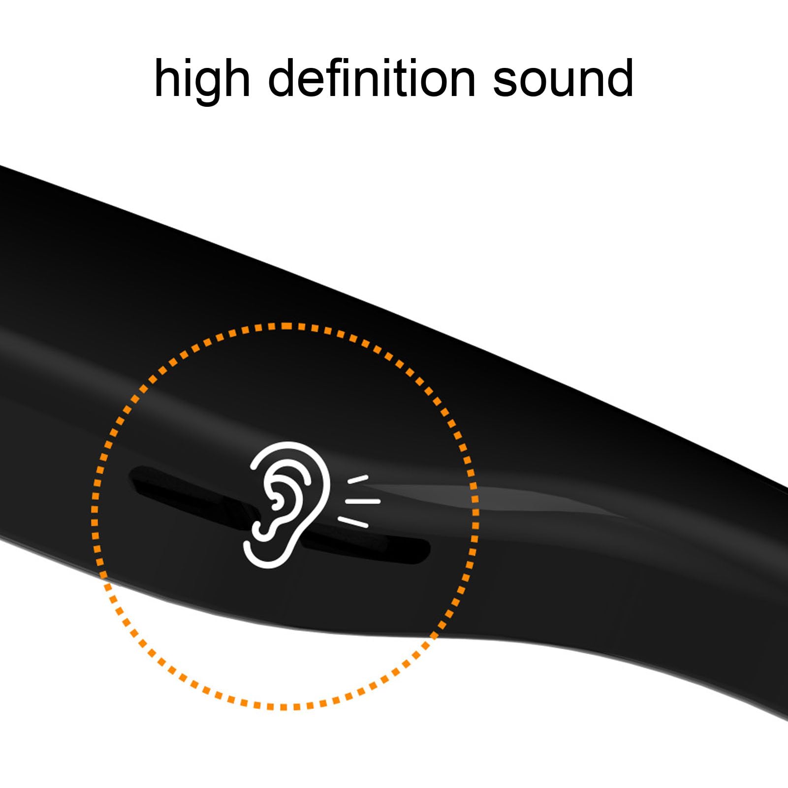 Goshyda Occhiali Intelligenti con Altoparlanti Doppi, Occhiali da Sole Bluetooth, Niente Chiamate e Audio, Assistente Vocale e Telecamera Remota, per Uomini e Donne