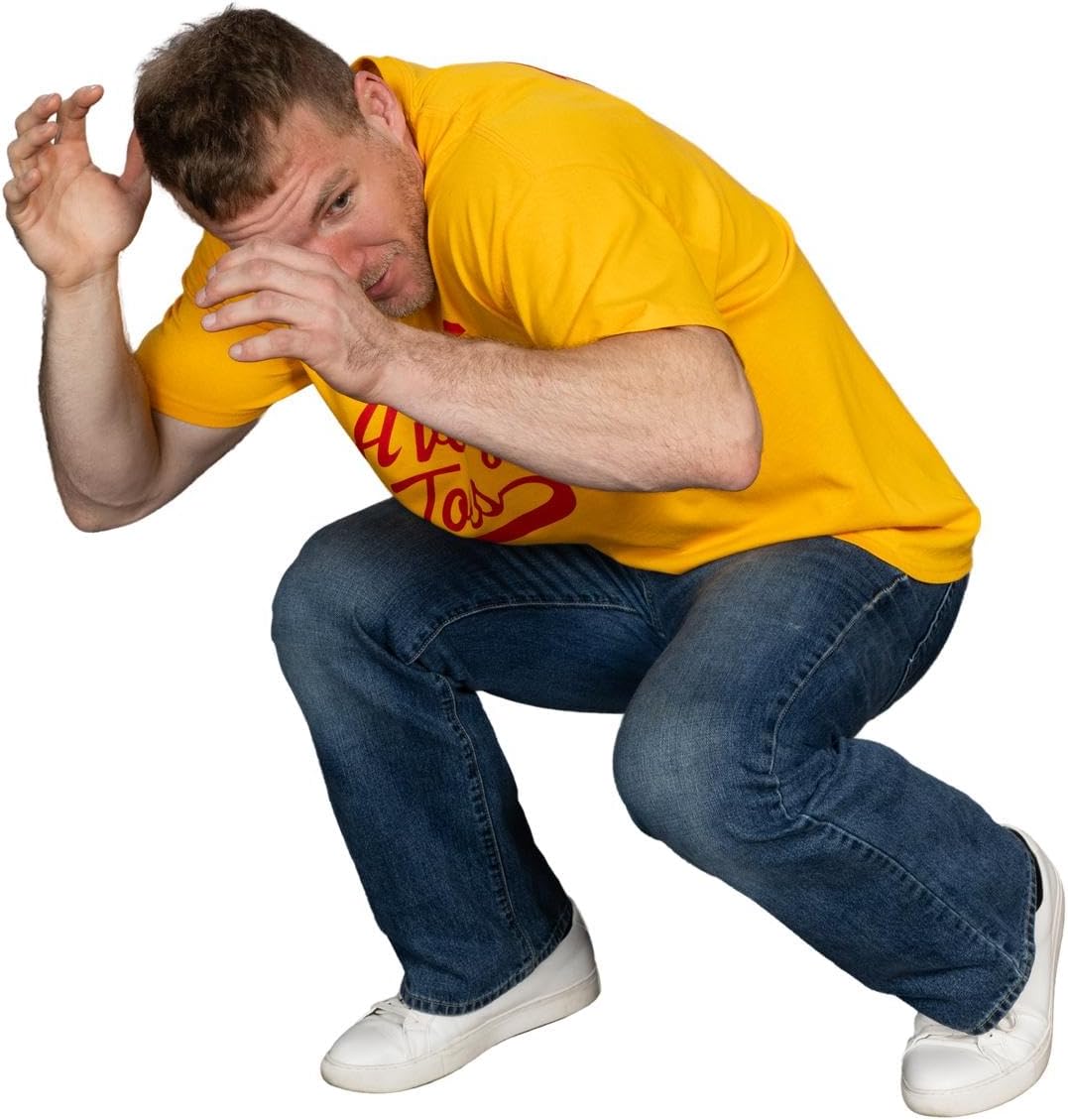 Dodgeball Ripple Junction Adult Unisex Movie Average Joe's Team Halloween Cosplay T-Shirt Yellow - Image 6