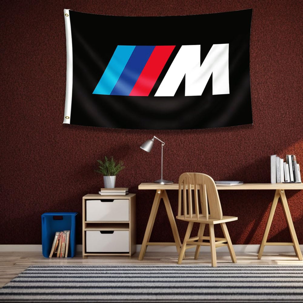 Find NEW BMW LOGO FLAG Blue To Black BANNER VERTICAL SIGN POWER 3x5 FEET M5 M6 M3 In 100 - Foto 4