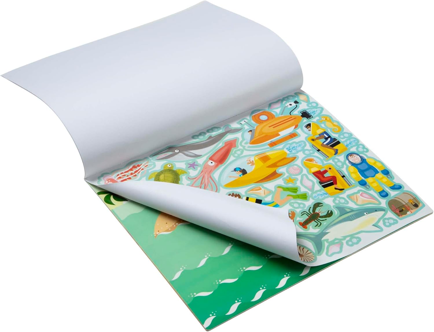 Melissa & Doug Reusable Sticker Pad - Adventure | Activity Pad | Sticker Pad | 3+ | Gift for Boy or Girl