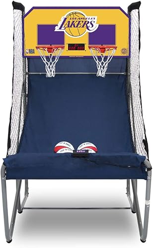 Pop-A-Shot - Inicio Dual Shot con Los Angeles Lakers NBA Gráficos l Sensor Puntuación l 16 modos de juego l 7 bolas l Almacenamiento plegable l para