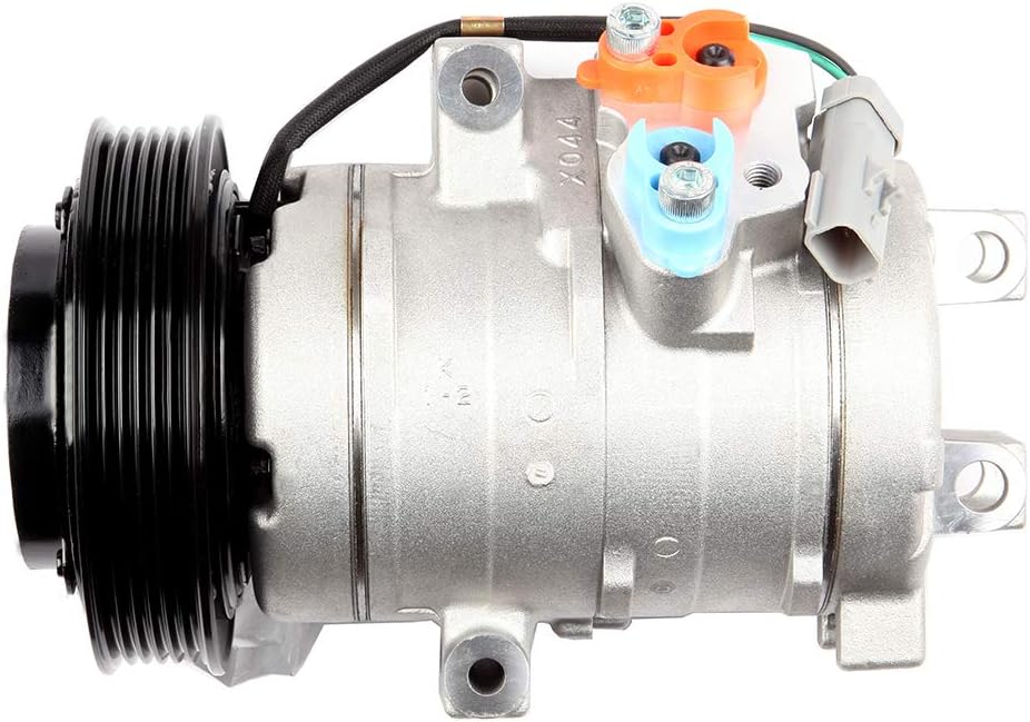 cciyu AC Compressor Pump 2006-2010 Fit for Chrysler 300, for Dodge Charger 2.7L, AC Clutch Compressor 2007 for Dodge Charger 3.5L Air Conditioning Compressor for Car DW97309 10350321 639387