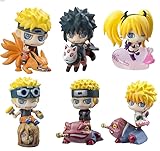 PADINHY Set of 6 Pieces Ninja Mosquito Eyes Mini Collectible Action Figure (Fourth Edition)
