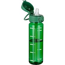 GOPPUS 17oz Kids Water Bottle with Straw, Leakproof BPA-Free Tritan Sports Water Bottle with Time Marker & Easy-Grip Handle for School, Travel, Camping, Outdoor, Boys & Girls