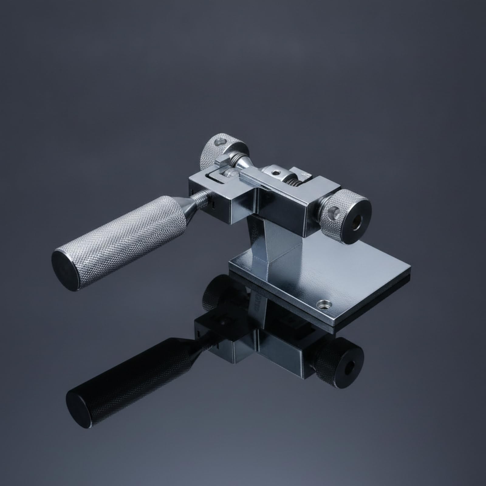 Manualer Ringexpander Ringdehner Ringspanner Ringsizer aus Massivem Stahl mit Schraubtrieb Und Stabiler Säule Inklusive Basisplatte mit Bohrungen für Atelier Schmuckfertigung Reparaturservice