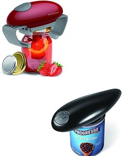Higher Torque Electric Jar Opener for Seniors, One Touch Battery Operated Electric Can Opener 2AA Batteries