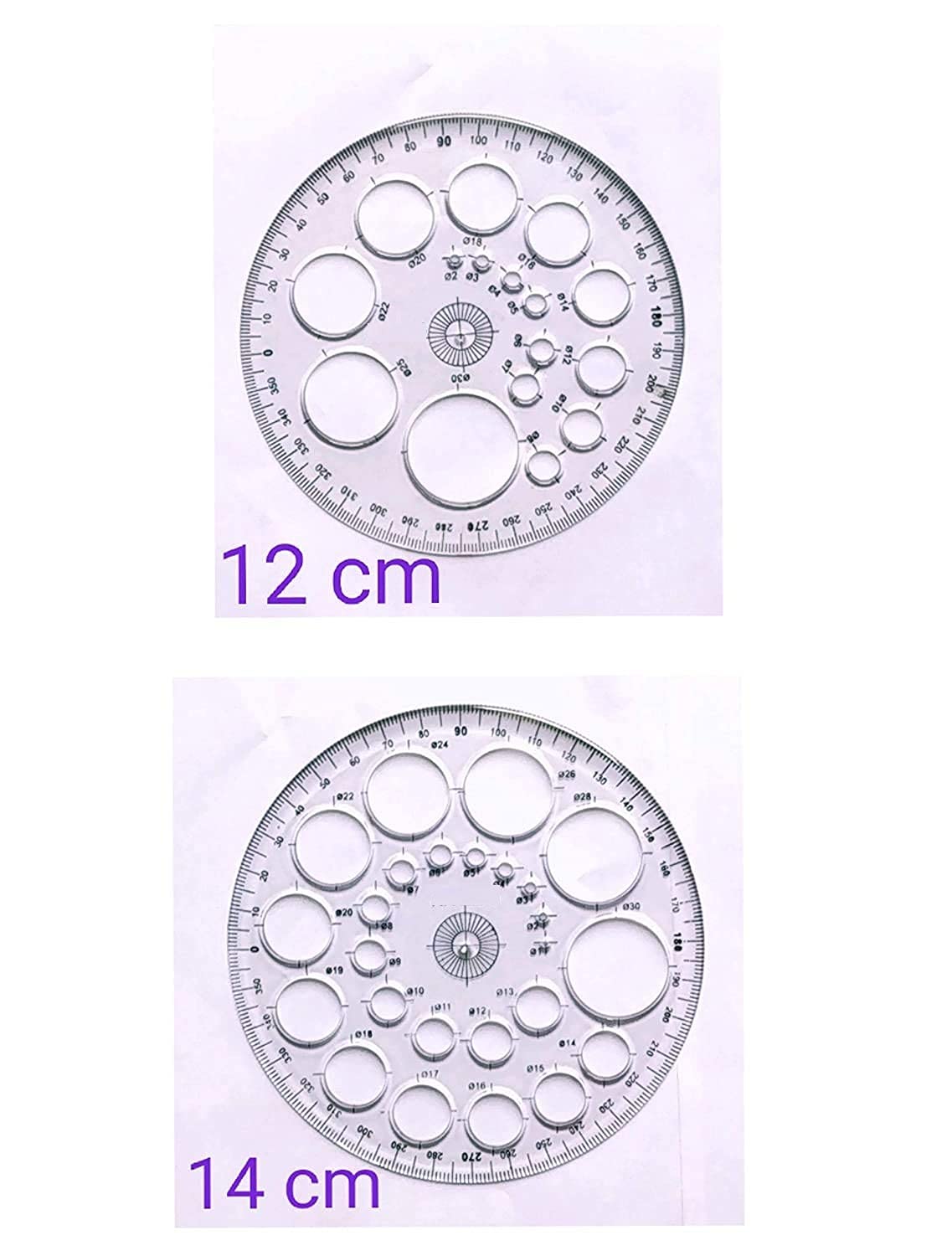 FIRST CLICK™ Art Protector 360 Degree with 25 Circles and 16 Circles set of 2 pc (B08B177MFG) Amazon Price History, Amazon Price Tracker