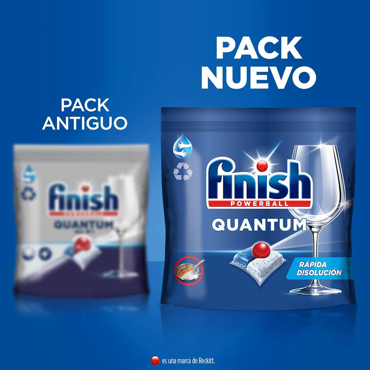 Finish Powerball Power All in 1 Pastillas para el lavavajillas todo en 1-4 Packs ahorro de 104 pastillas - 416 Pastillas