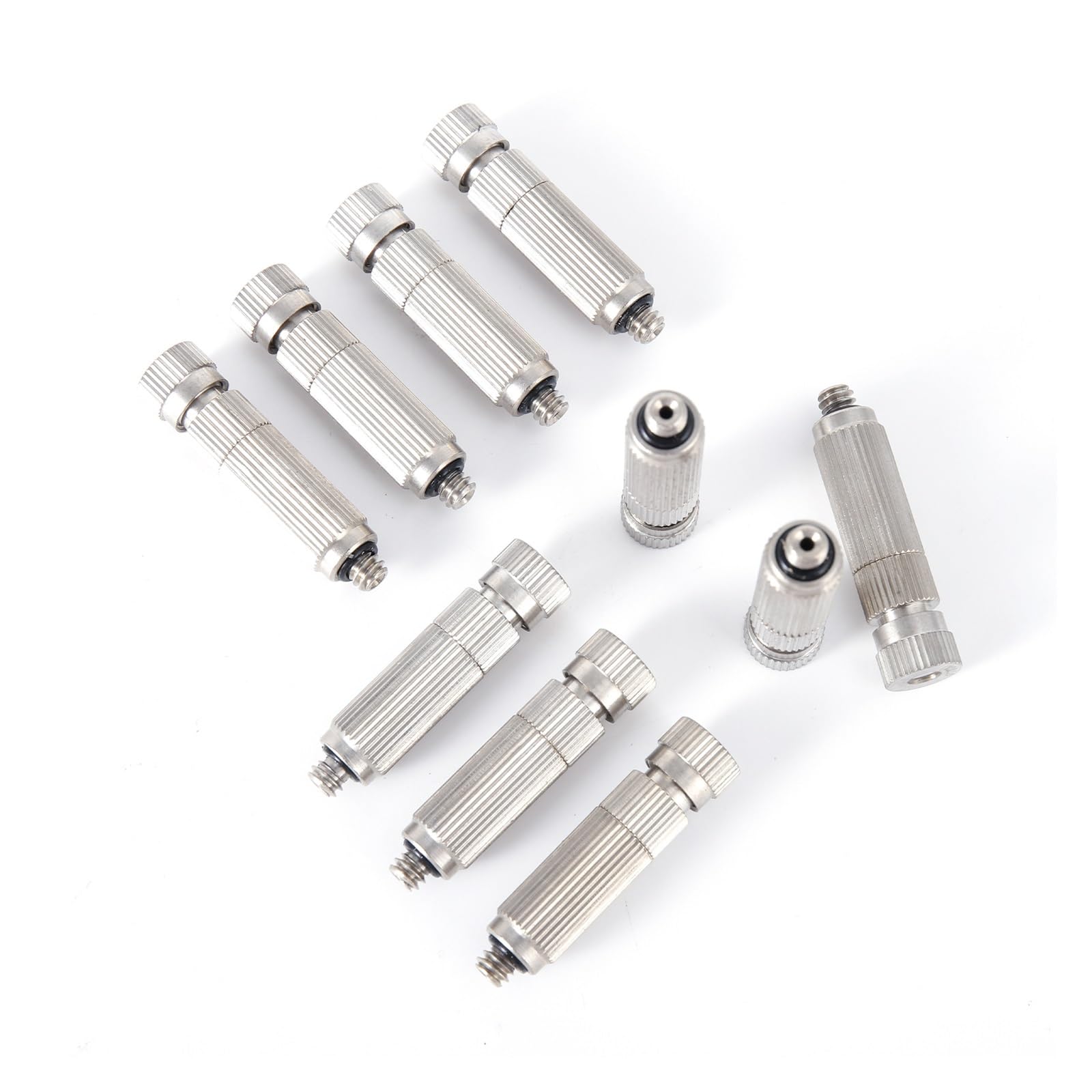 SOHNVWTGD 50Pcs High Pressure Garden Water Misting Nozzles with Fier Inside for Patio Garden Agricuure Cooling Humidify(0.15mm)